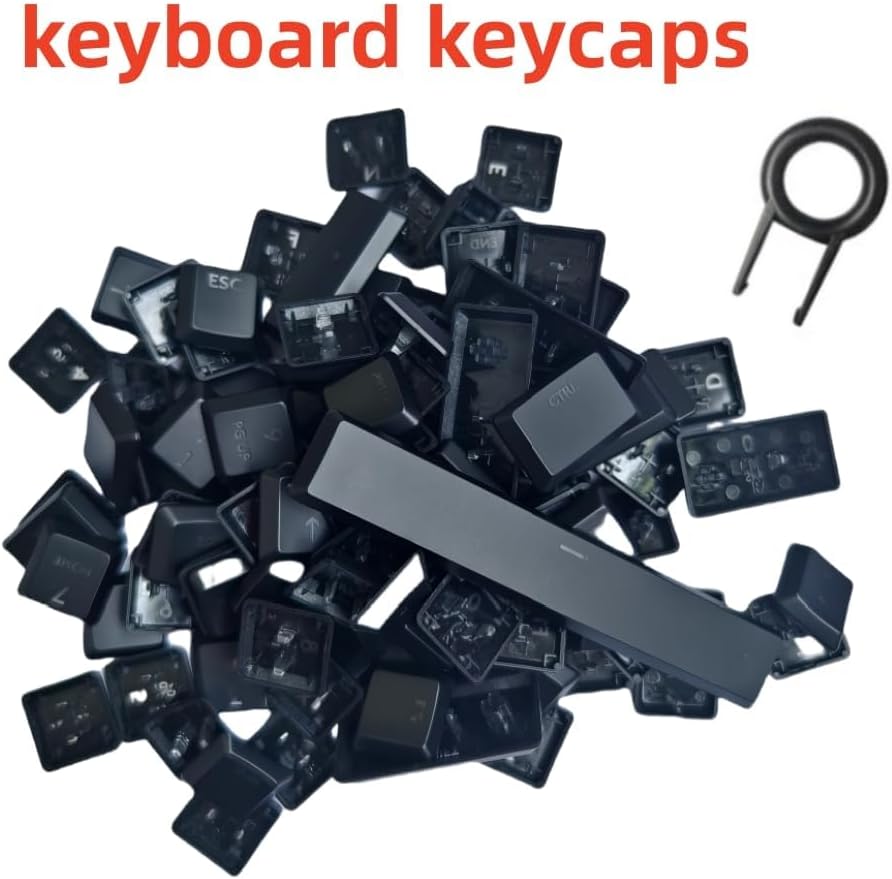 One Set of Keyboard 109 Keycaps Keys Replacement for Logitech G815 G813 G915 G913 TKL RGB Gaming Mechanical Keyboard keycap Black