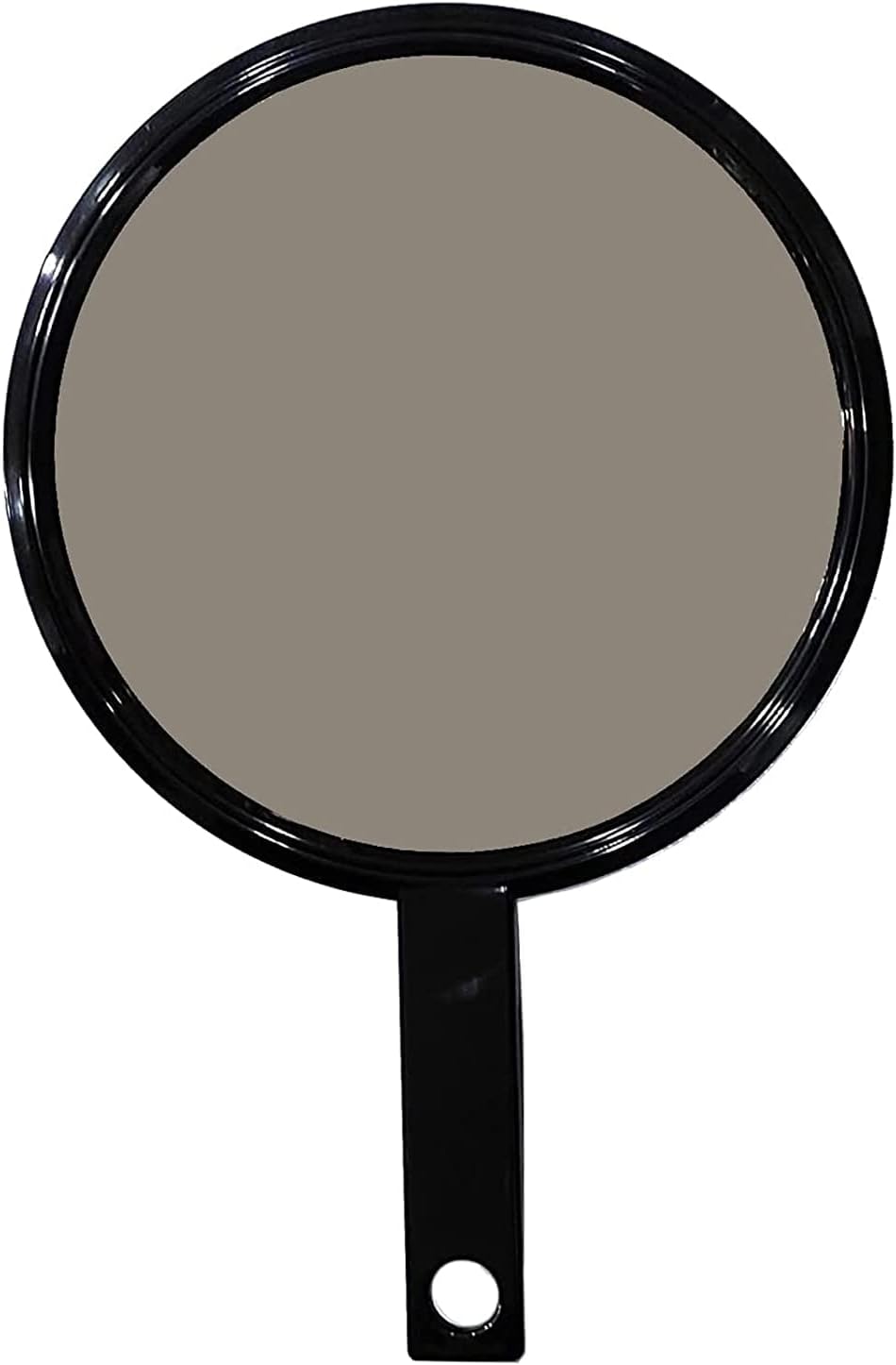 Professional Round One Sided Large Hand Mirror, Vanity Mirror for Makeup, Salon Barber Hairdressing Big Mirror with Plastic Handle