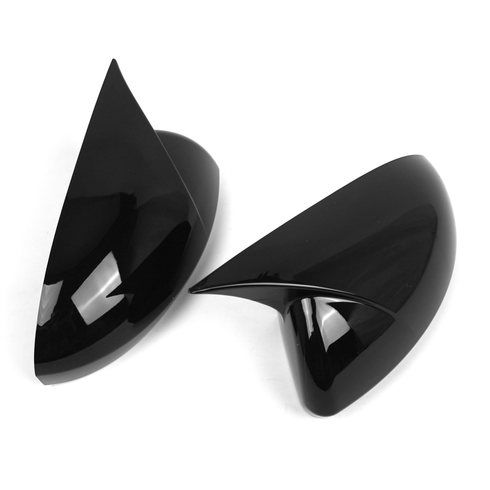 Shkalacar 2 Pièces Coques de Rétroviseur de Voiture,Couvercle de Rétroviseur Latéral de Remplacement Compatible avec Renault Megane 4 MK4 2016 – 2020, 963737470R 963742692R