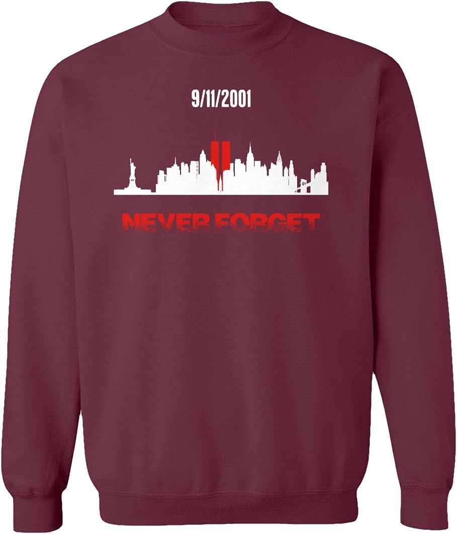Never Forget 9-11 Patriot Memorial Day Unisex Sweatshirt Crewneck Sweater