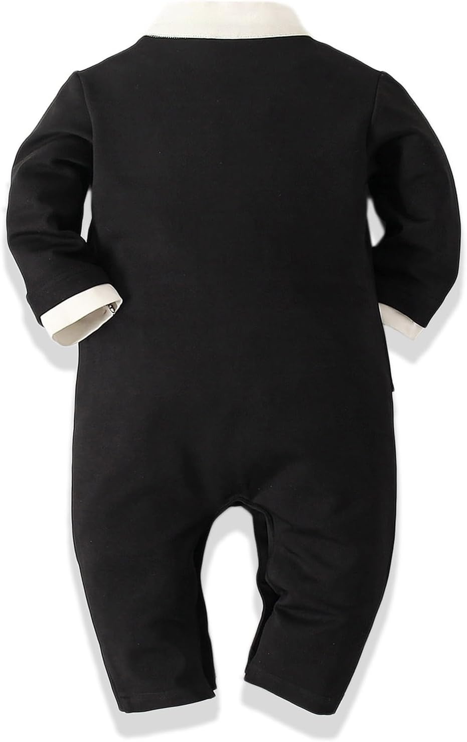 Baby Boy Suit Formal Gentleman Wedding Romper Jumpsuit Set Outfit Tuxedo