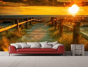 Oedim Wandtattoo Sonnenuntergang am Strand 200x150cm
