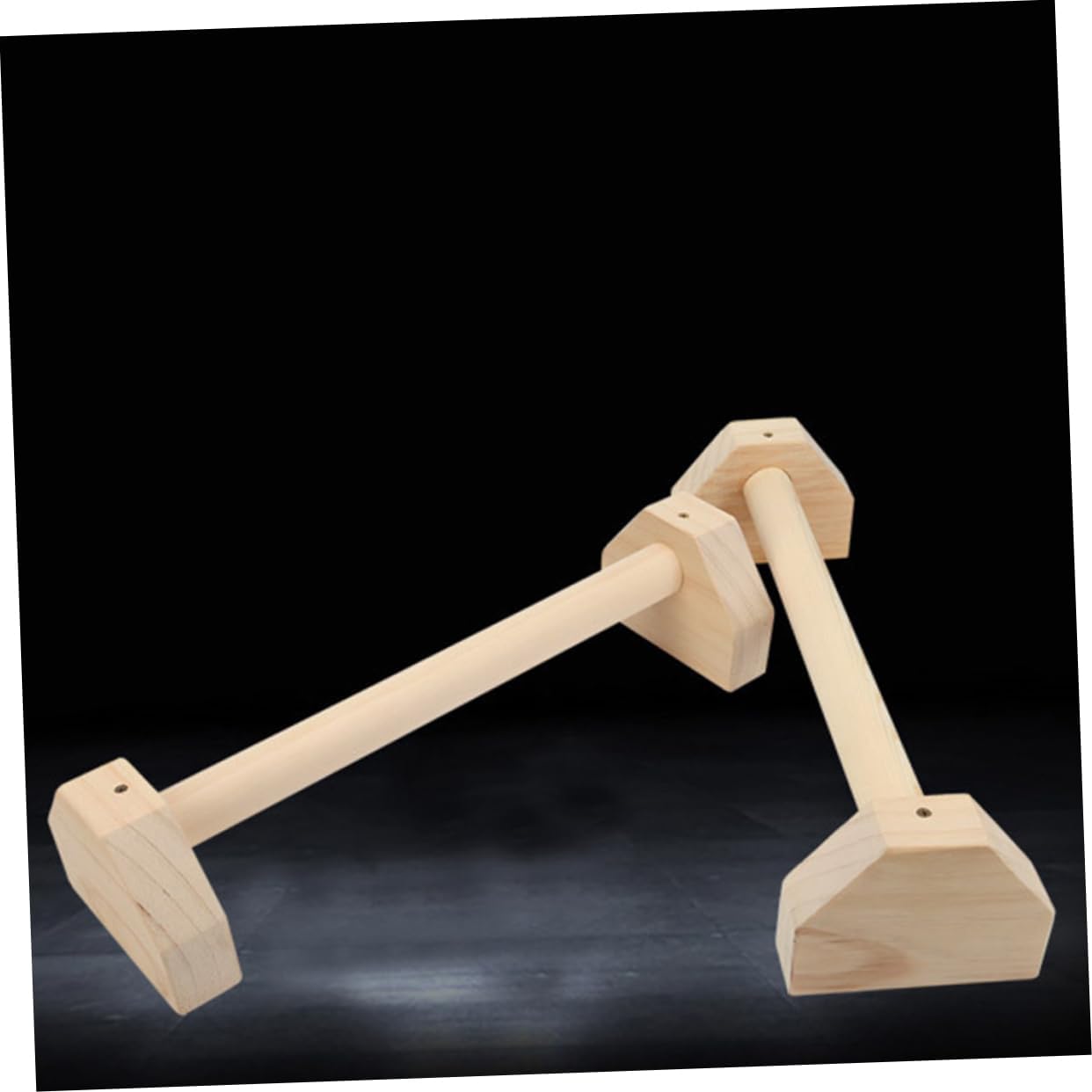 Muscle Exercise Equipment Strength Training Device Wooden Push-up Handles for Floor Home Fitness Equipment Horizontal Bar