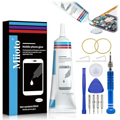 Miioto Colla Smartphone, Colla Schermo Cellulare, Colla per Display Smartphone,