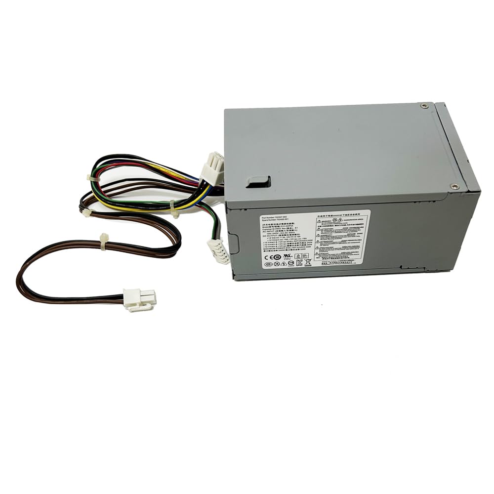 6Pin+4Pin Fuente de alimentación Compatible 240W PS-4201-2HF PS-4241-2HF D12-240P1A D12-240P2A PCC002 PCC004 D12-240P3B para HP ProDesk 400 600 800 G1 G2 SFF Computadora de Escritorio