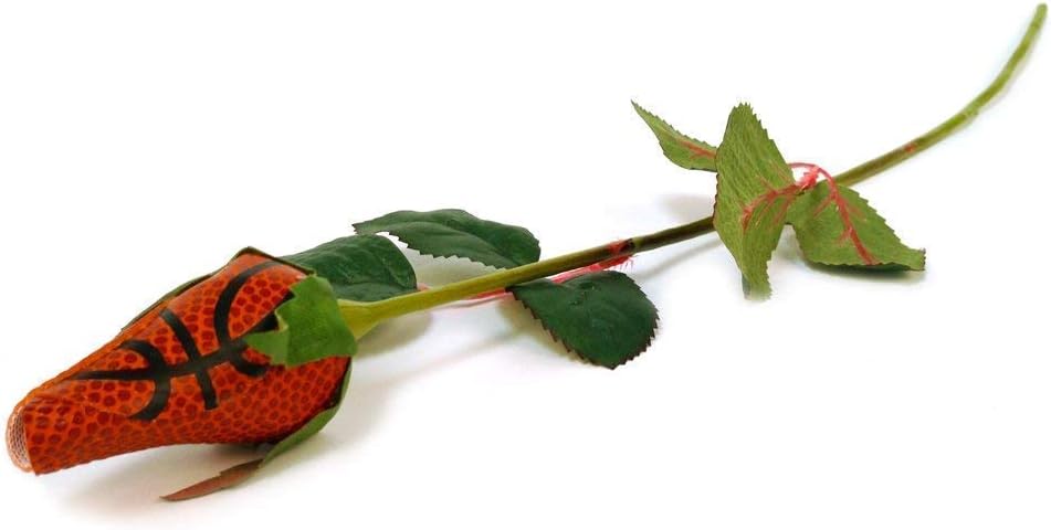 Basketball Rose (Pack of 6) - Handmade, Original Design by Sports Roses
