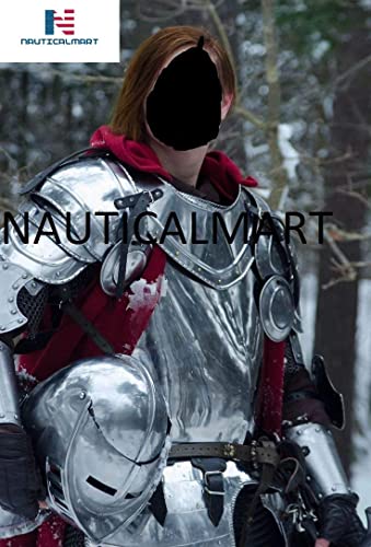 NauticalMart Medieval Knight Wearable Full Suit of Armor- LARP Custom Size Halloween Costume