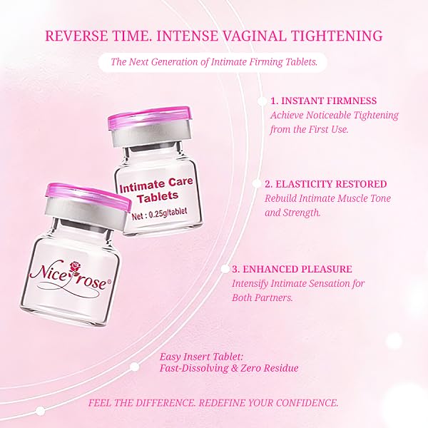 Intimate Care Tablets, Vaginal Tightening and Rejuvenation Formula, Natural Herbs Advanced Tightening, Hydration and Wellness Support