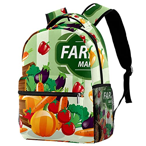 Sac à dos de voyage campus multi-poches avec porte-bouteille pour fille et garçon