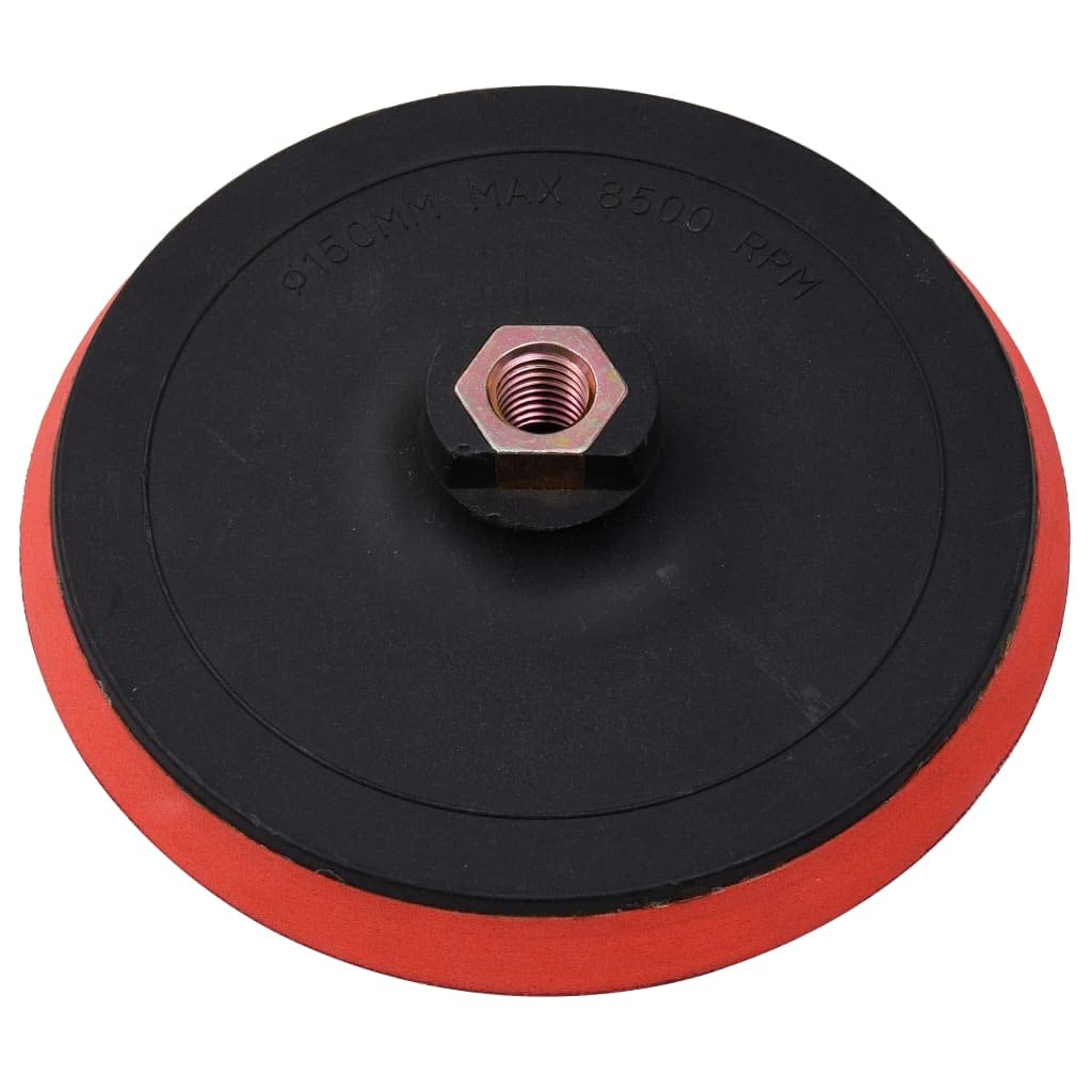 14-tlg. Polierschwamm-Set 150 mm, mehrfarbige Polierpads für Poliermaschine, Schleifer Zubehör für Autopflege, Karosserie, Lack, Holz, Werkstatt, elektrisch und Akku, vielseitig einsetzbar