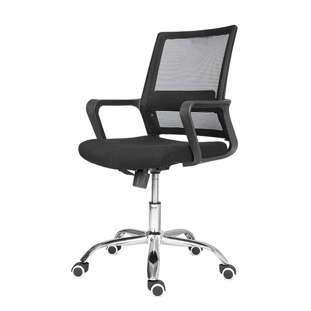 Chaise de bureau d'ordinateur pivotante à maillage couleur C taille sans appuie-tête LWX