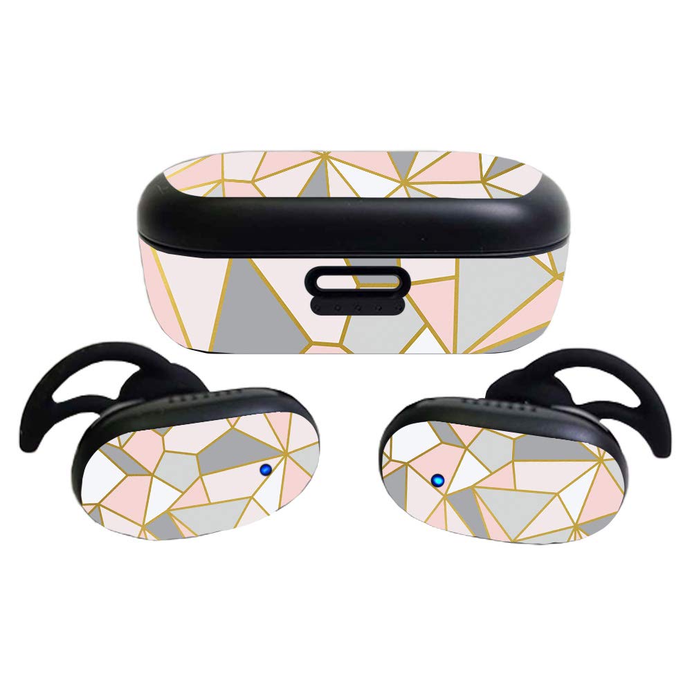 MightySkins Glossy Glitter Skin Compatible with Bose QuietComfort Earbuds (2020)