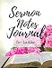 Sermon Notes Journal for Ladies