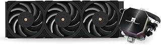 Thermalright Frozen Edge 360 CPU Heatsink with PWM Fans Pump Speed 3300RPM Bearing S-FDB for AMD AM4/AM5, Intel LGA 1150/1…