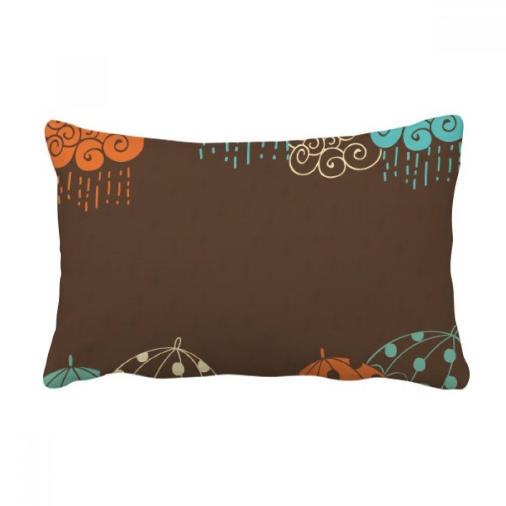 Oreiller de canapé imprimé nuage et pluie, idée cadeau originale