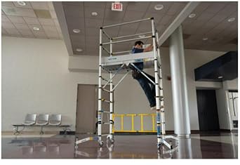 Werner 6 Ft Aluminum Telescoping Scaffold