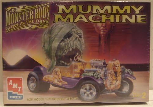 AMTERTL Monster Rods Glow in the Dark Mummy Machine Kit de modelo