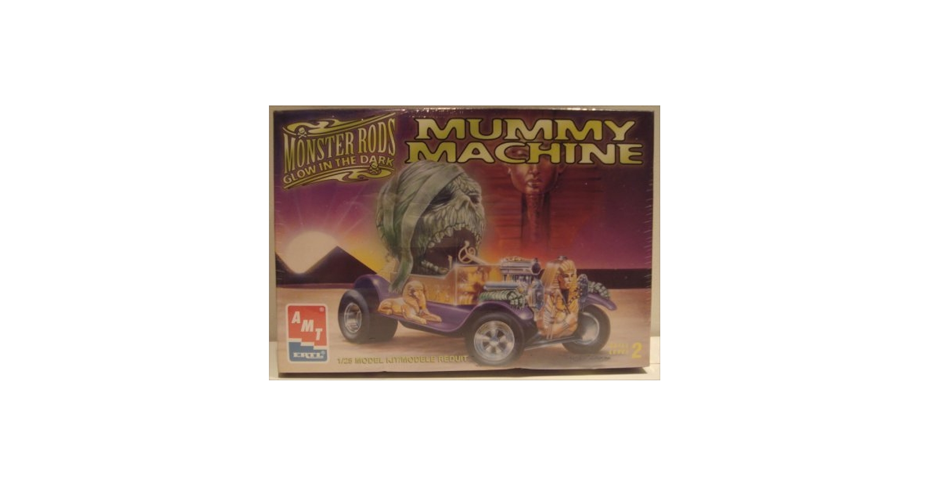 AMT Mummy Machine モデルキット Amazon.com: AMT/ERTL Monster Rods Glow in the Dark Mummy