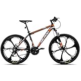 Hiland 26 Inch Mountain Bike Aluminum 21 Speeds 3/6-Spokes for Men Women Men's MTB Bicycle