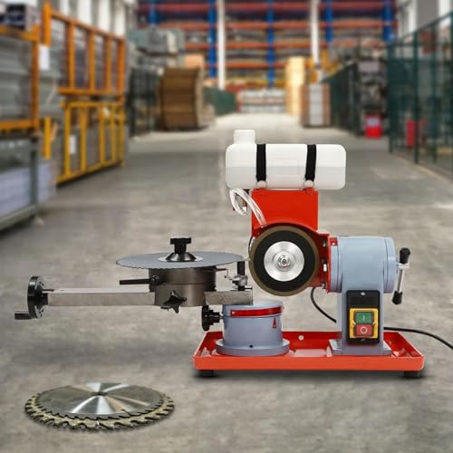 Saw Blade Grinder Machine For Sharpening Carbide Tipped Blades - Rotary Angle Mill Sharpener For Electric Saw Blades