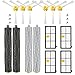 Energup Ensembles d'accessoires de Remplacement Kit de Brosse pour Roomba 800 805 860 861 870 871 880 885 890 900 960 980 Series - 14 en 1