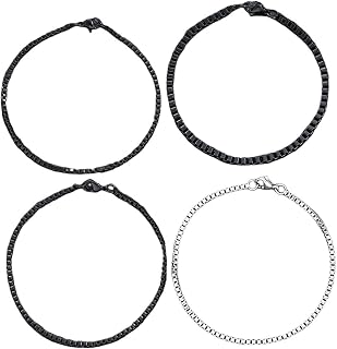 Salty Alpha Set Of 4 Volt Bracelet for Men | Stylish Durable Jewelry Set | Modern Everyday Wear | Gift for Boys, Brothers,... Price In India