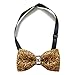 Sunny Home Men's Crystal Shining Pre Tied Bow Tie Bowtie Wedding Party (Golden)
