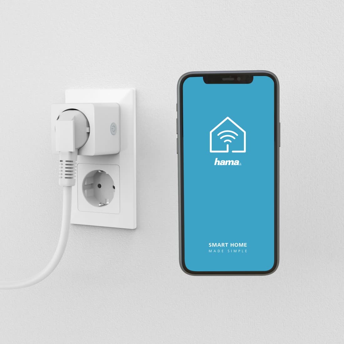 Hama Enchufe WiFi, Blanco, 3er-Set