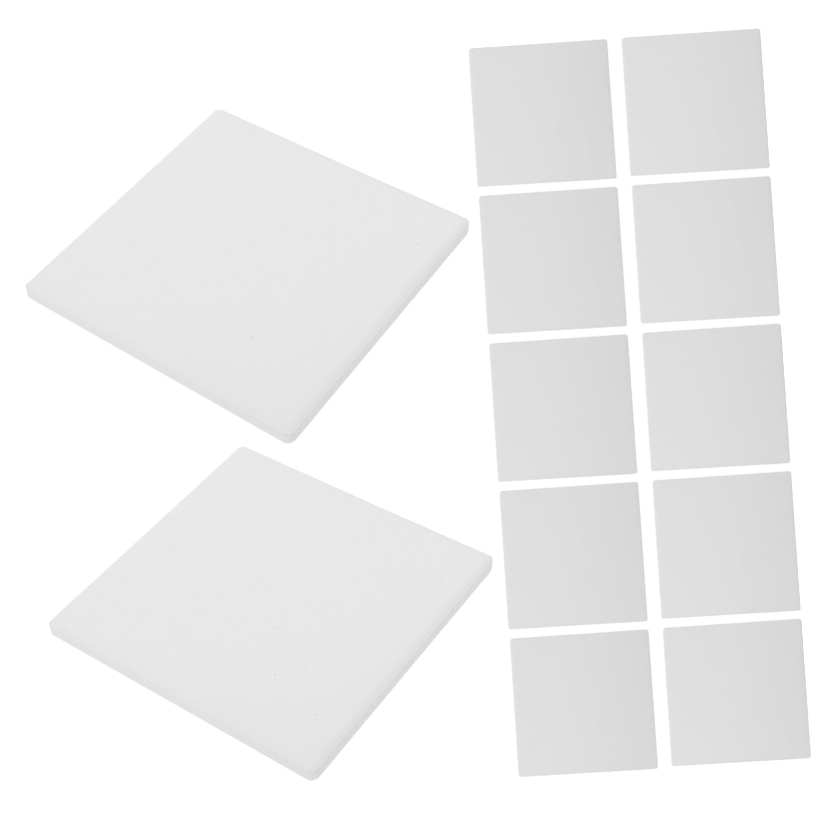 Carreaux de céramique blancs vierges Ciieeo anti rayures table