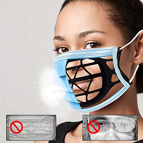 4 Pack 3D Face Mask Bracket Food Grade Silicone Inner Support Frame -Face Mask Inserts For Breathing Room For More Breathing Space, Keep Fabric Off Mouth, Lipstick Protection Stand, Washable #TOP5