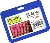 Double slide card holder 981 blue