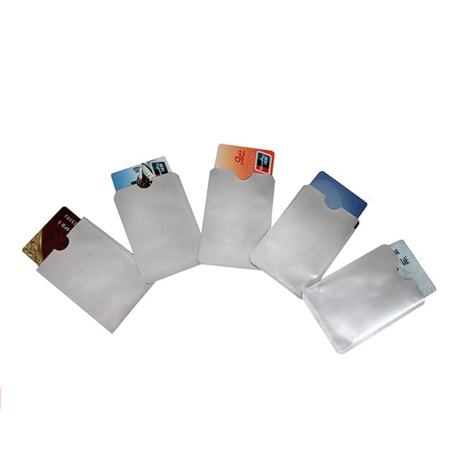 Anti Card Holder Business Card Package Bag Credit Card ID Anti Theft RFID Blocking Sleeve Shield Secure Holder