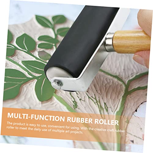 KONTONTY Ink Roller Craft Roller Multi-Function Replaceable Ideal for Children's Art Projects
