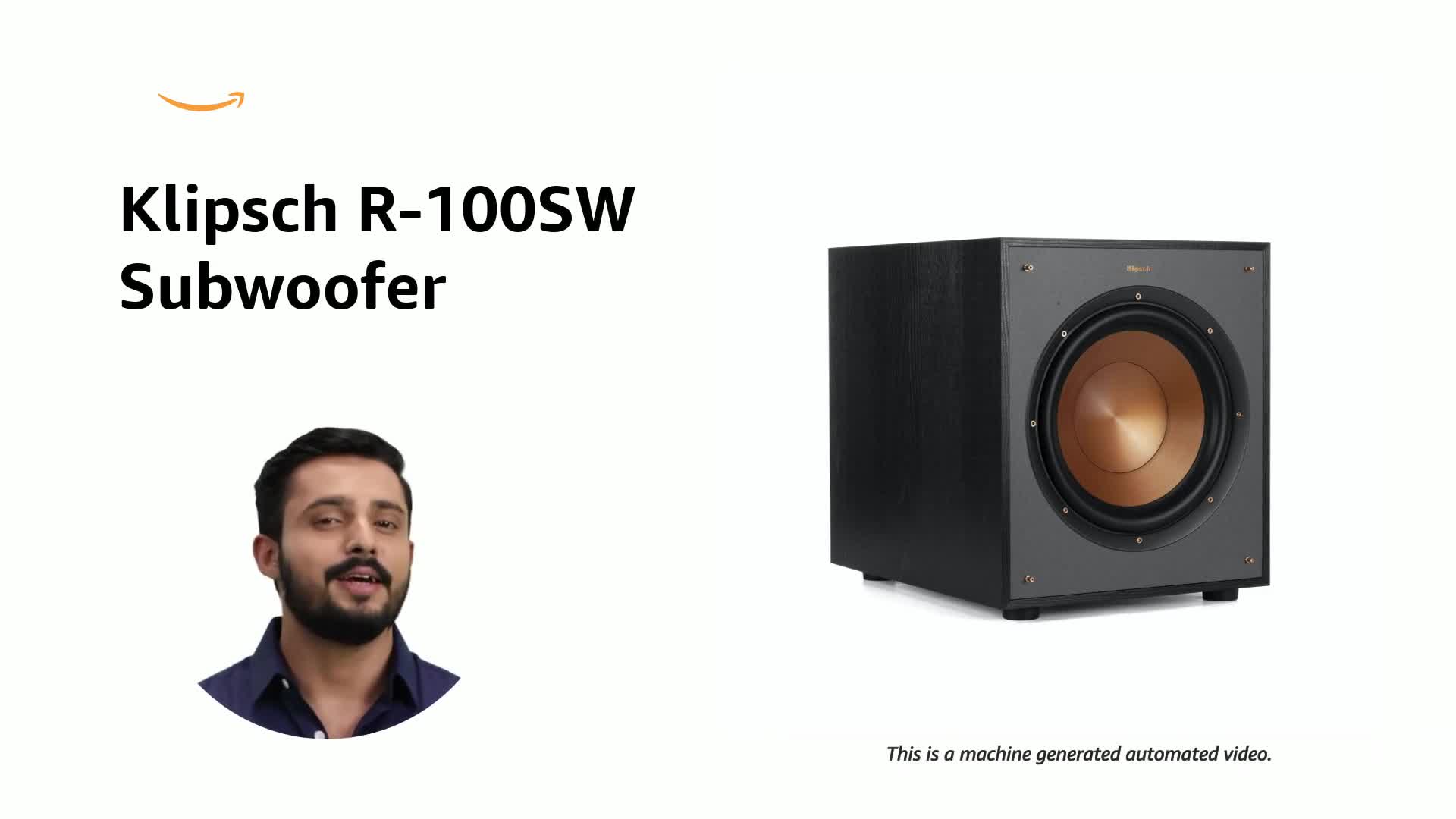 Klipsch R-100SW 300 Watt 1.0 Channel Subwoofer (Black) : Amazon.in