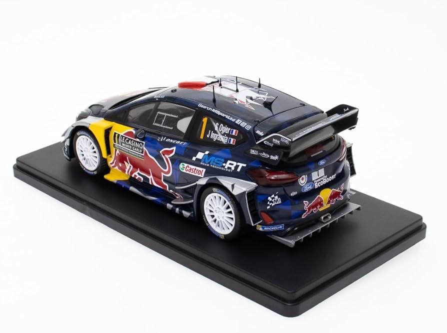 M09-W05 WRC公認 1/24 Ford Fiesta WRC Ogier-Ingrassia Rallye Monte-Carlo 2017 フォード フィエスタ モンテカルロ M09-W05 WRC公認 1/24 Ford Fiesta WRC Ogier-Ingrassia Rallye