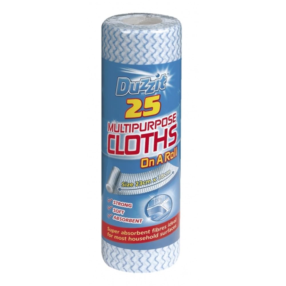 Multipurpose Cloths On A Roll 25pk