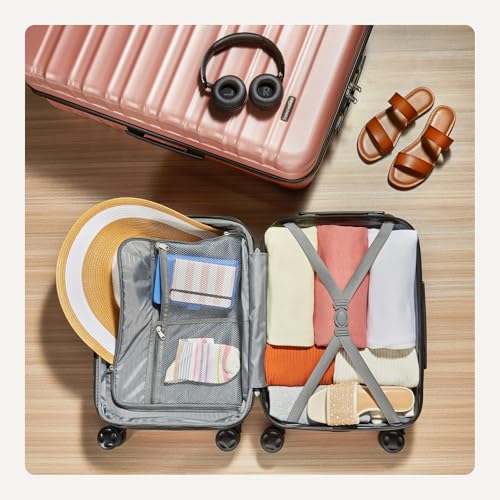 Amazon Basics Hardshell Suitcases Set