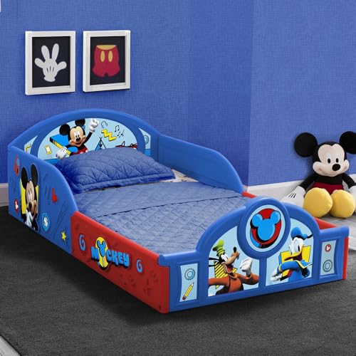 Image of Delta Children Toddler Bed Minnie Mouse Plastic Sleep and Play, Certified