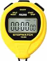 Chronomètre Sportif PULIVIA - Silencieux, Bouton Marche/Arrêt, écran Large - Pour Natation, Entraînement