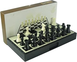 Tabuleiro de Xadrez Xadrez Jogo de xadrez de plástico com tabuleiro de xadrez dobrável, peças de xadrez e caixa de armazenamento, jogo de tabuleiro de jogo de xadrez Jogo De Xadrez Xadrez Internaciona