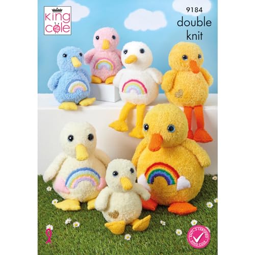 King Cole Toy Knitting Pattern Double Knit Cuddle...