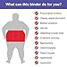 JOMECA Plus Size Bariatric Abdominal Binder, Hernia Support Compression Belt, Stomach Wrap Help for Bariatric, Postpartum And Post-Surgery Tummy, Close-Fitting Breathable Obese Girdle Fit Men & Women (3XL)
