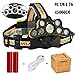 Price comparison product image 45000LM Rechargeable Headlamp 9X XM-L T6 LED Headlight Travel Head Torch