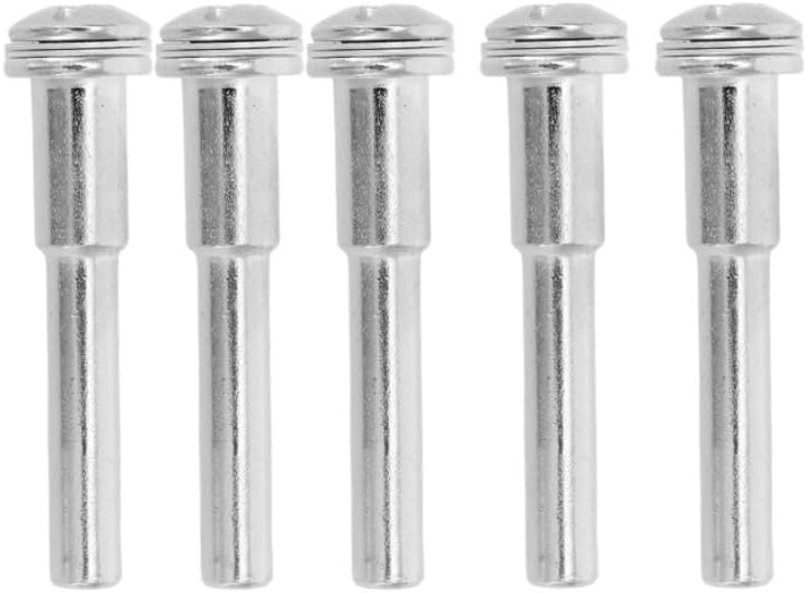 6mm Shank Mandrel Set for Rotary Tools – Polishing Wheel Adapter & Cutting Disc Holder, High Speed Steel Extension Rods Compatible with, Piece