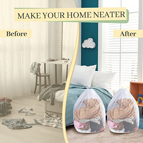 Nuenen Laundry Bag cesto para ordenar ropa acumulada de forma discreta 5