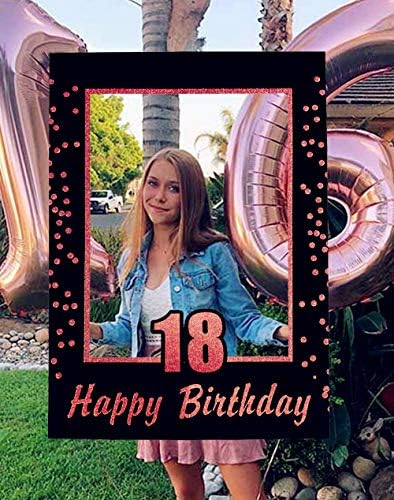 JeVenis 60 photo booth frame 60 Birthday Photo Frame 60 Birthday Photo Booth Props 60 birthday gifts for women 60 Party Photo Booth Props 60 Birthday Party Decorations