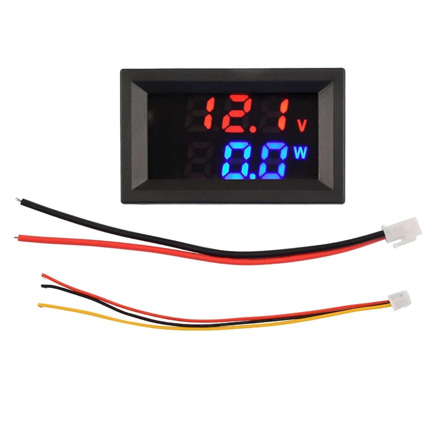 Digital Voltmeter DC5-30V 10A Voltmeter Ammeter Blue + Red LED Amp Dual Digital Volt Meter Gauge Electromobile Motorcycle Car