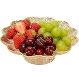 【Dimensions】● : Ce plat à fruits mesure 26 cm de diamètre et 8 cm de hauteur. Il peut accueillir fruits, légumes, gâteaux, biscuits, bonbons et autres gourmandises.