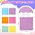 Tinideya 36 Pcs Plush Interlocking Carpet Tiles, Macaron Colors 12 x 12 x 0.4 Inch Squares EVA Foam Carpet Tiles, Machine-Washable, Anti-Slip, Puzzle Floor Mat for Home Bedroom