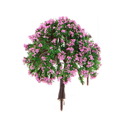 Kimnny Mini Tree Plants, Miniature Fairy Diy House Dollhouse Garden Micro Bonsai Decor